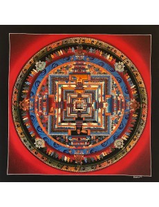 Kalachakra Mandala in Red